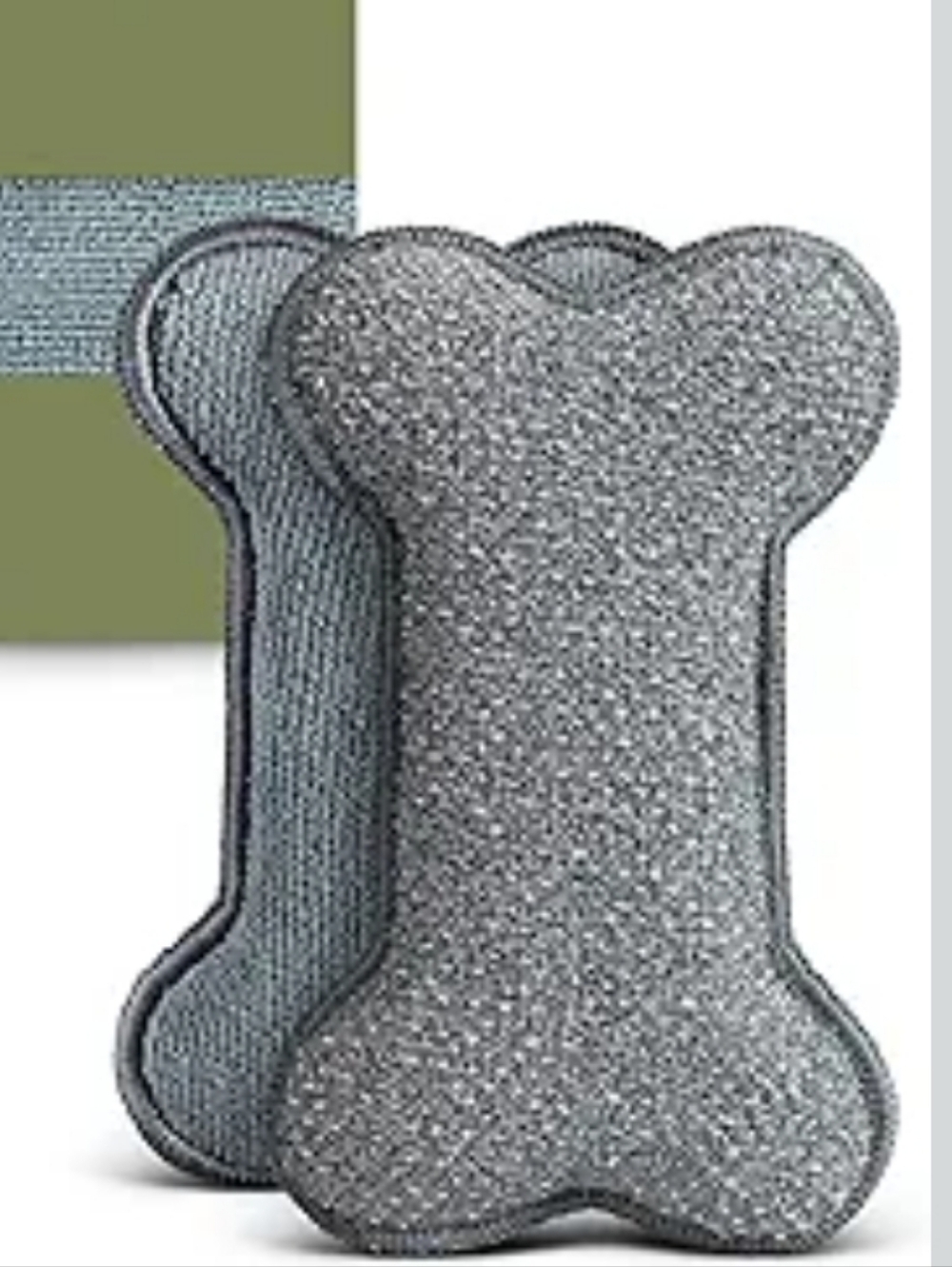 Bone-Shaped Pet Bowl  Sponge- Set of 2